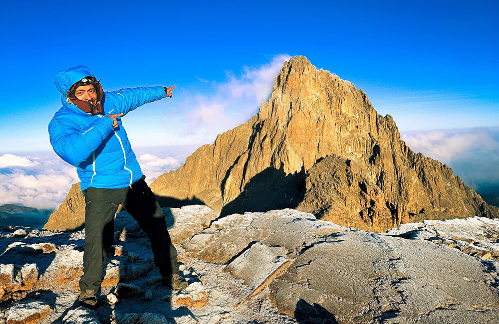 5 giorni Monte Kenya Naro Moru, percorso Chogoria